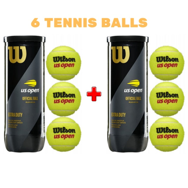 W. US OPEN xd TENNIS BALLS Professional Rubber Tennis  High Resilience Tennis Practice Ball for School Club Competition