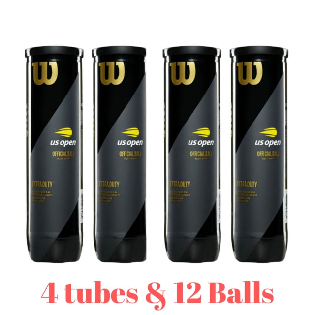 W. US OPEN xd TENNIS BALLS Professional Rubber Tennis  High Resilience Tennis Practice Ball for School Club Competition
