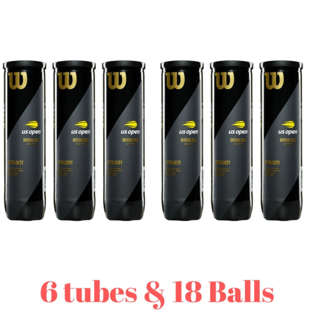W. US OPEN xd TENNIS BALLS Professional Rubber Tennis  High Resilience Tennis Practice Ball for School Club Competition