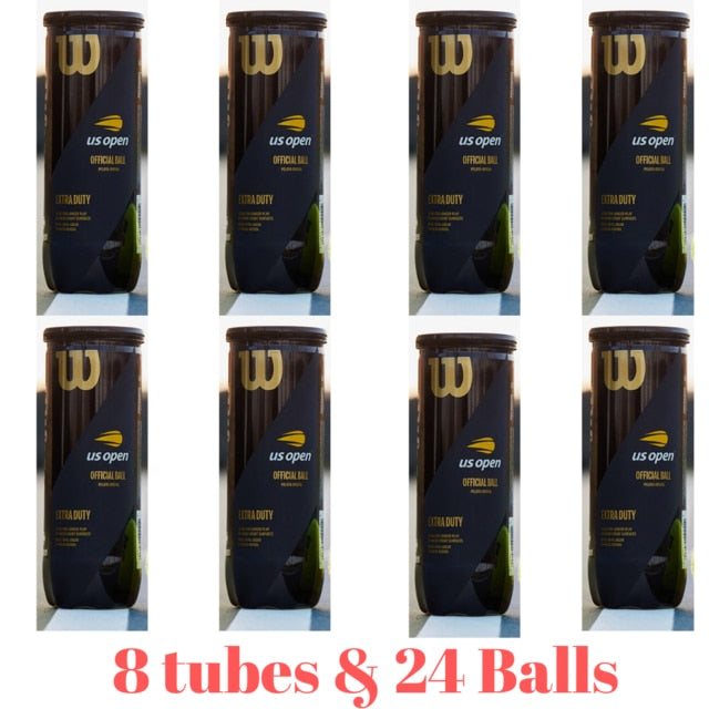 W. US OPEN xd TENNIS BALLS Professional Rubber Tennis  High Resilience Tennis Practice Ball for School Club Competition