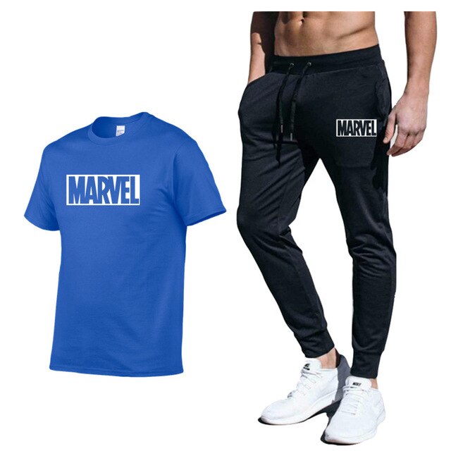 set Men's Tracksuit T Shirt pants Sport Suit Gym Fitness Clothing Running Jogging Sport Wear Exercise Workout workout clothe
