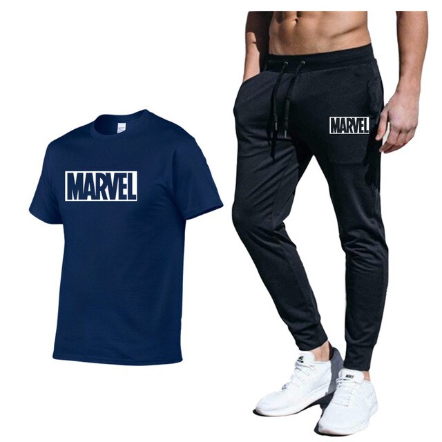 set Men's Tracksuit T Shirt pants Sport Suit Gym Fitness Clothing Running Jogging Sport Wear Exercise Workout workout clothe