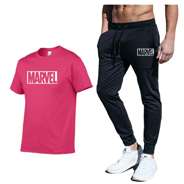 set Men's Tracksuit T Shirt pants Sport Suit Gym Fitness Clothing Running Jogging Sport Wear Exercise Workout workout clothe