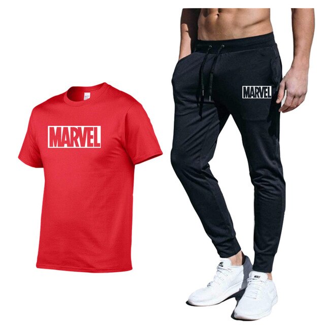 set Men's Tracksuit T Shirt pants Sport Suit Gym Fitness Clothing Running Jogging Sport Wear Exercise Workout workout clothe